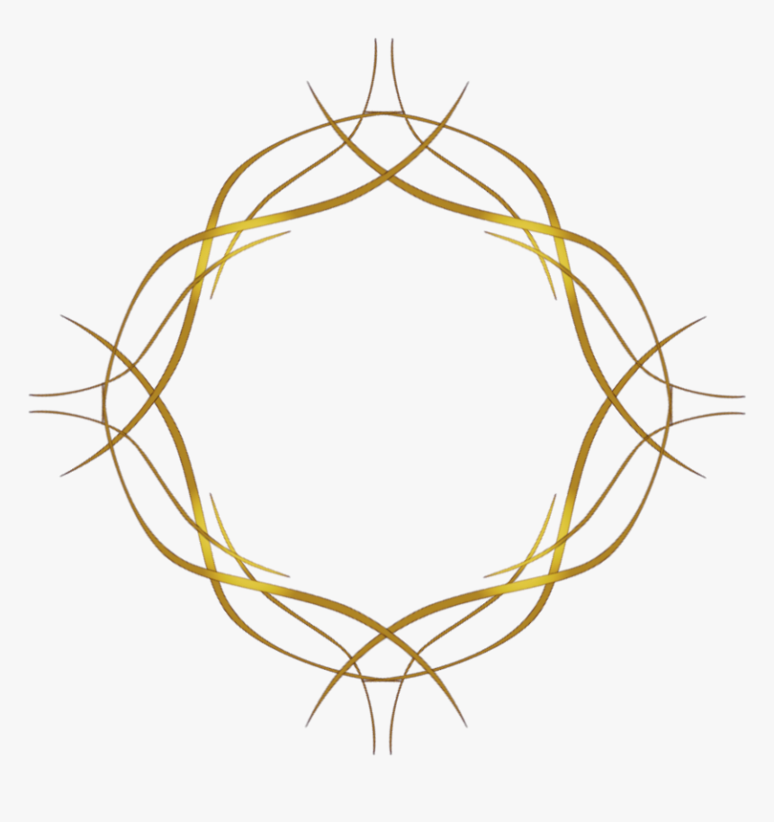Espinas Thorns Tribal Lines Líneas Lineas Curves Curvas - Circle, HD Png Download