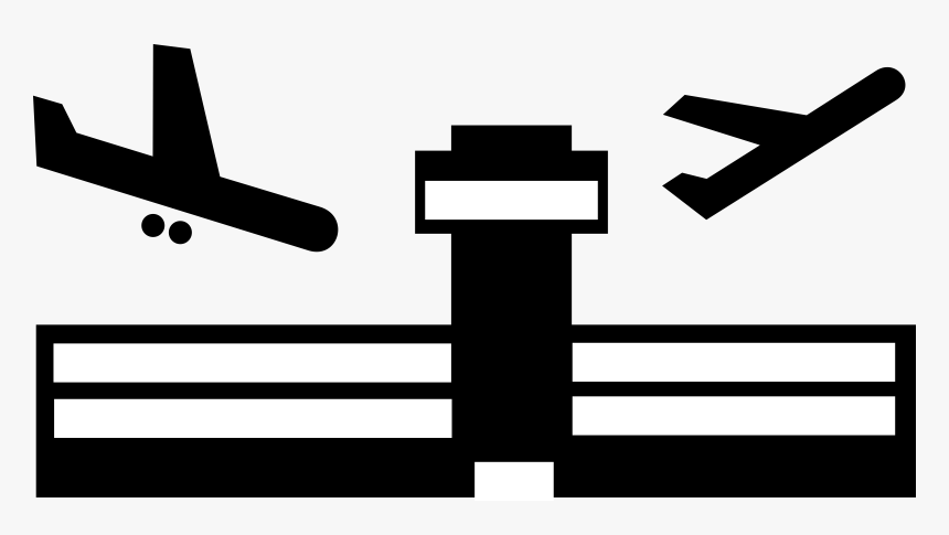 Plane Runway Png - Airport Clipart Png, Transparent Png