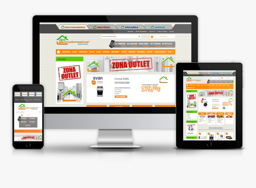 Click Electrodomésticos - Market, HD Png Download