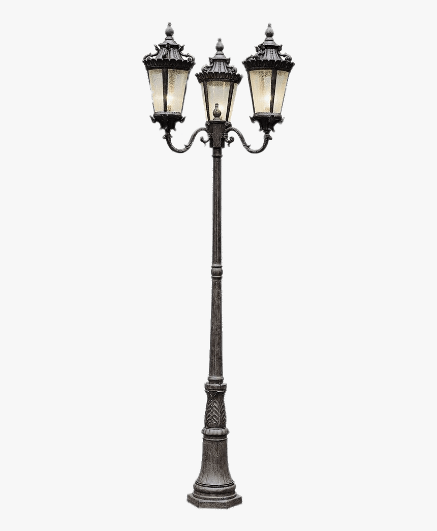 Three Head Street Lantern - Street Lantern, HD Png Download