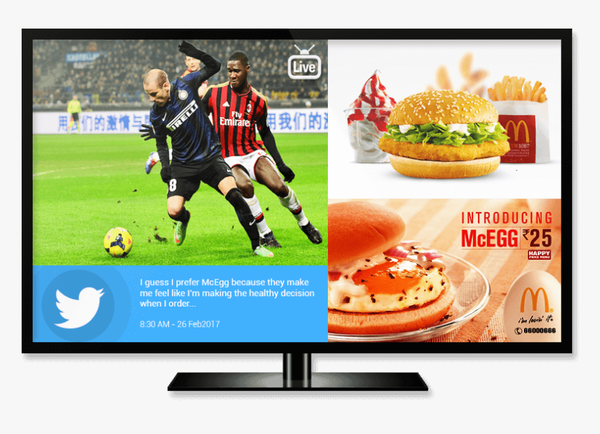Image - Led-backlit Lcd Display, HD Png Download