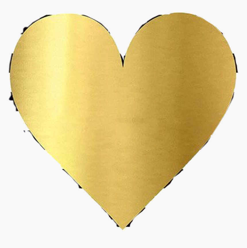 Transparent Huella De Perro Png - Corazon Dorado Png, Png Download