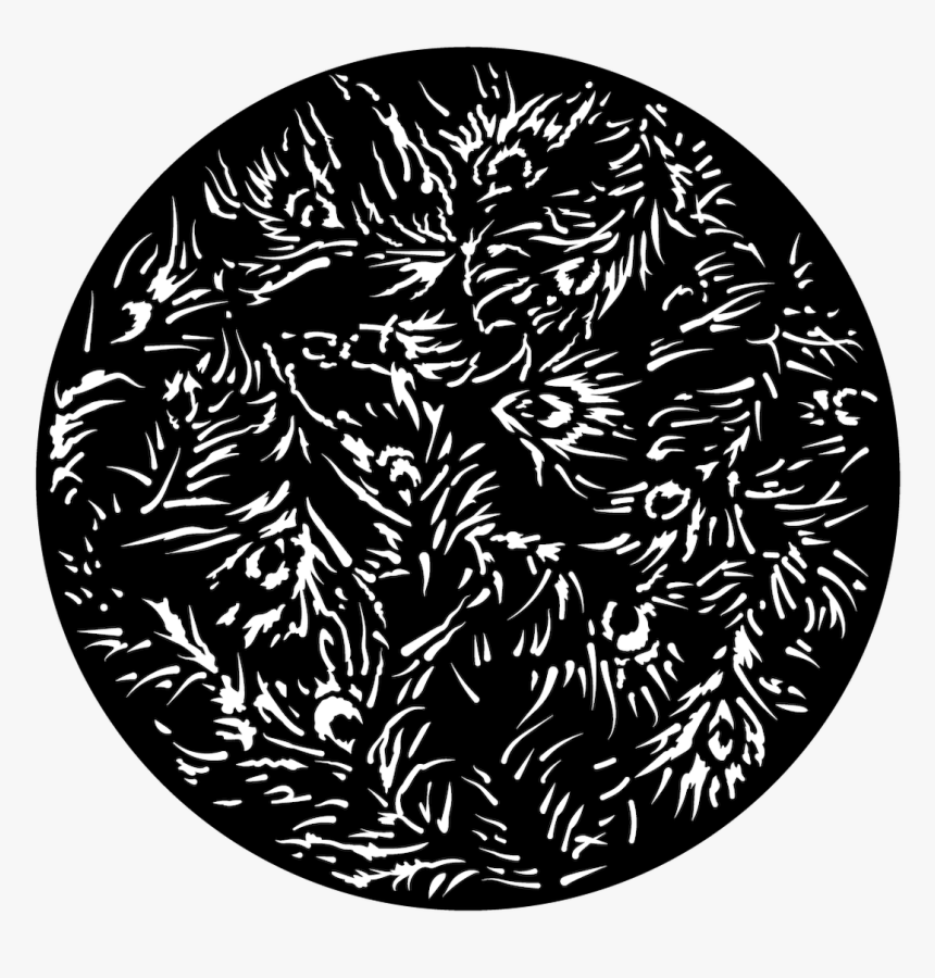 Apollo Design Me-9089 Feathered Fancy Steel Pattern - Circle, HD Png Download