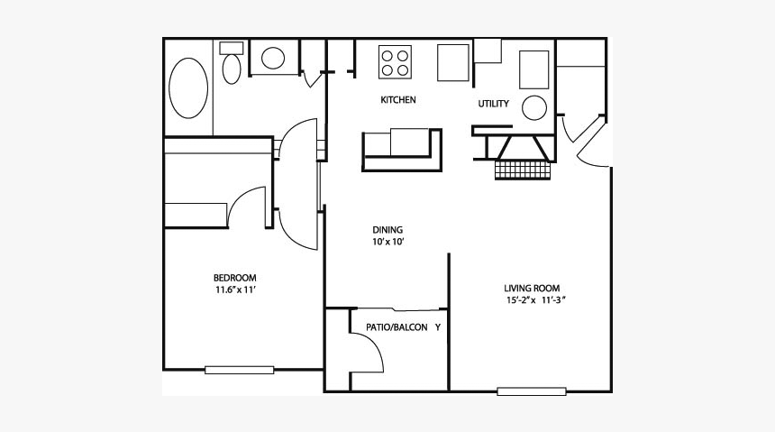 0 For The 1b 782 Floor Plan - Riverstone Ranch Apartments, HD Png Download