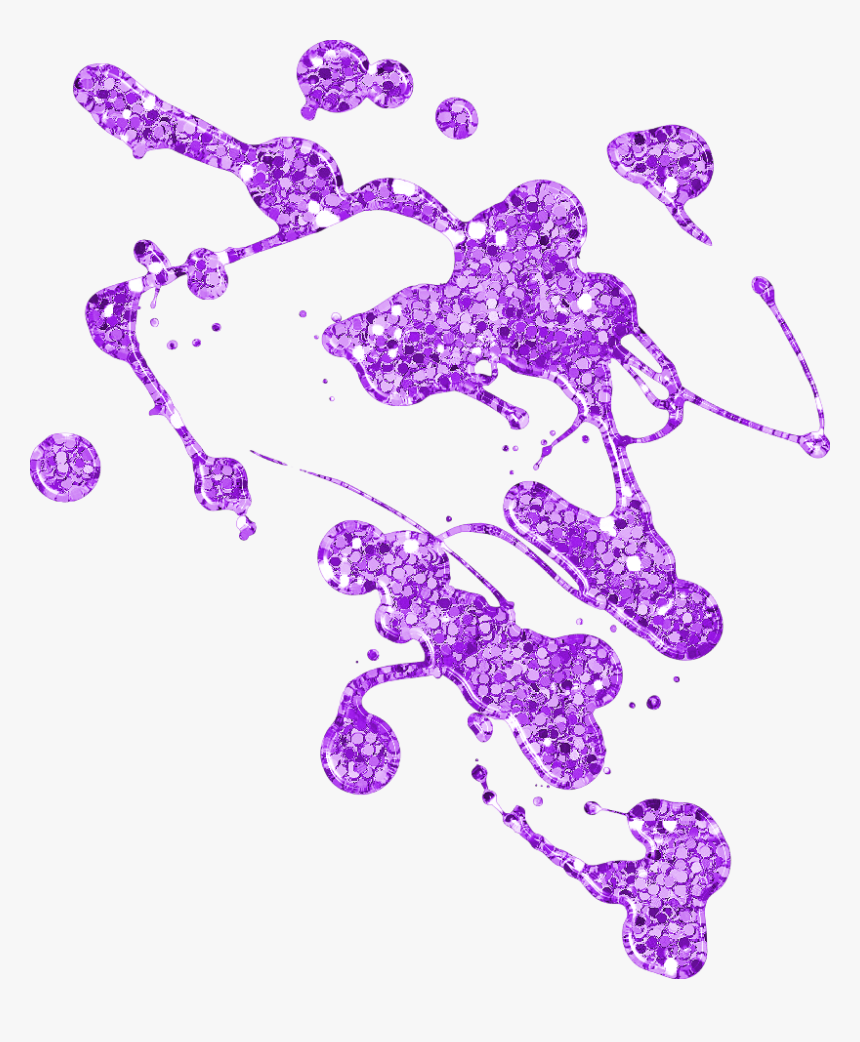 Mancha De Tinta Com Glitter - Manchas De Píntura Png, Transparent Png