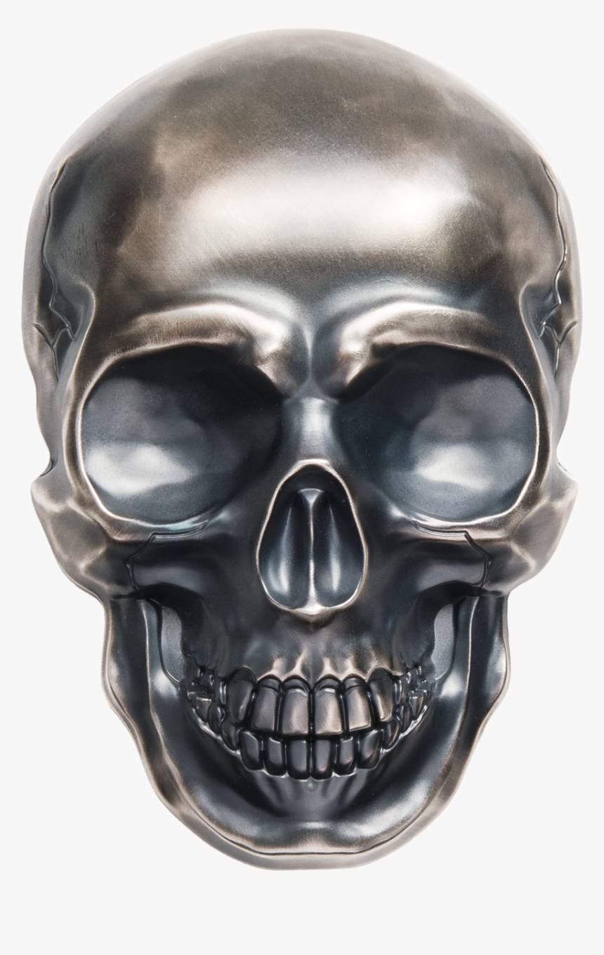 2017 1/2 Kilo Pure Silver Coin - Palau Big Skull, HD Png Download
