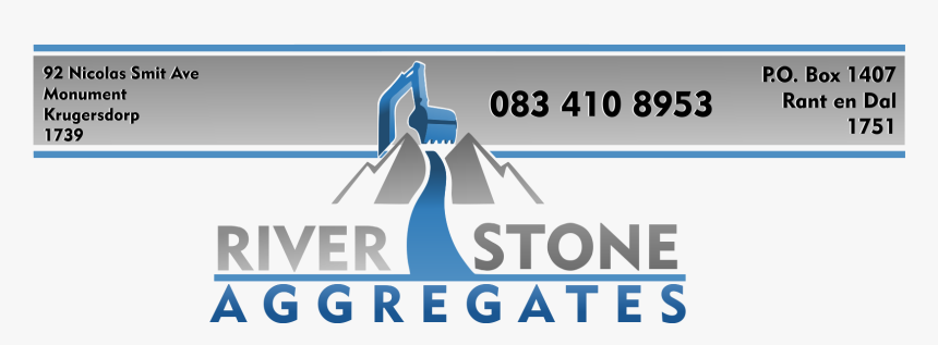 River Stone Logo - Graphic Design, HD Png Download