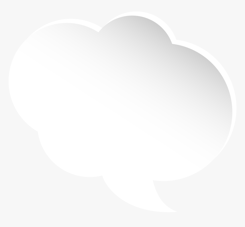 White Bubble Speech Png Clipart , Png Download - White Speech Bubble Png, Transparent Png