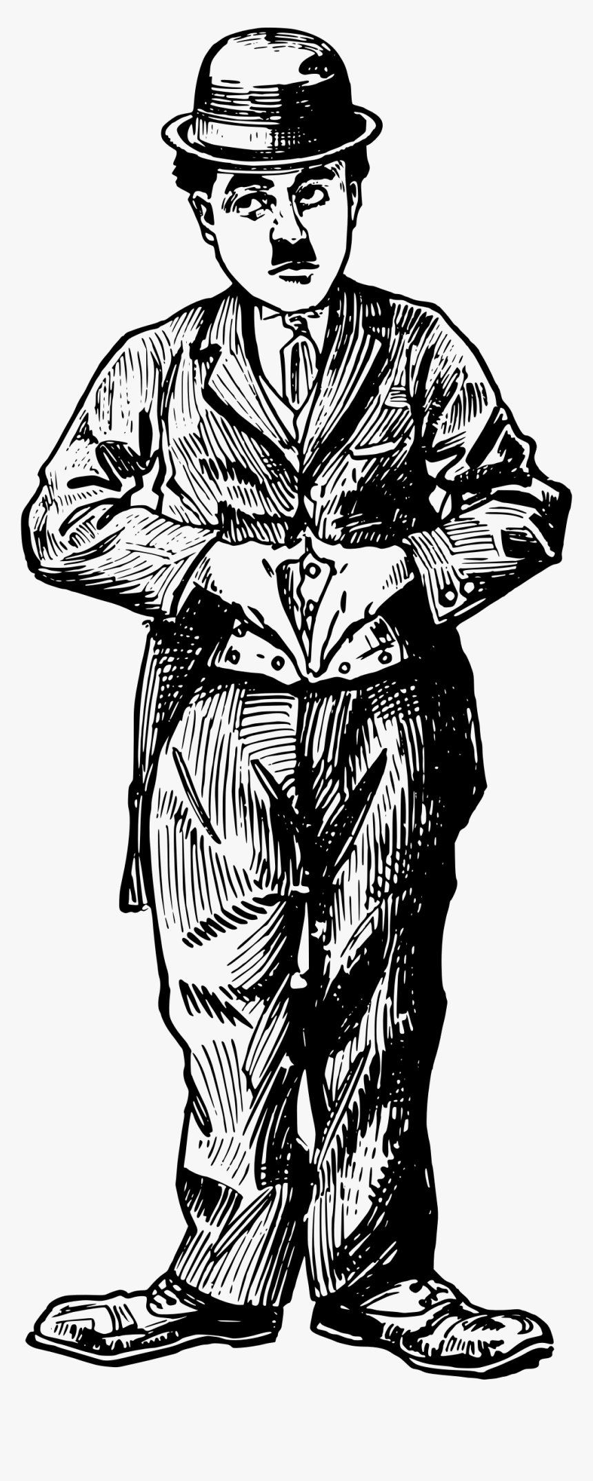 Charlie Chaplin Clip Arts - Charlie Chaplin Png, Transparent Png