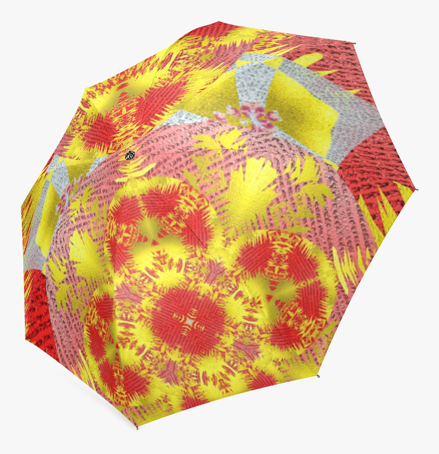 Luxury Oriental Gold Red Pink Mix Fancy Pattern Foldable - Motif, HD Png Download