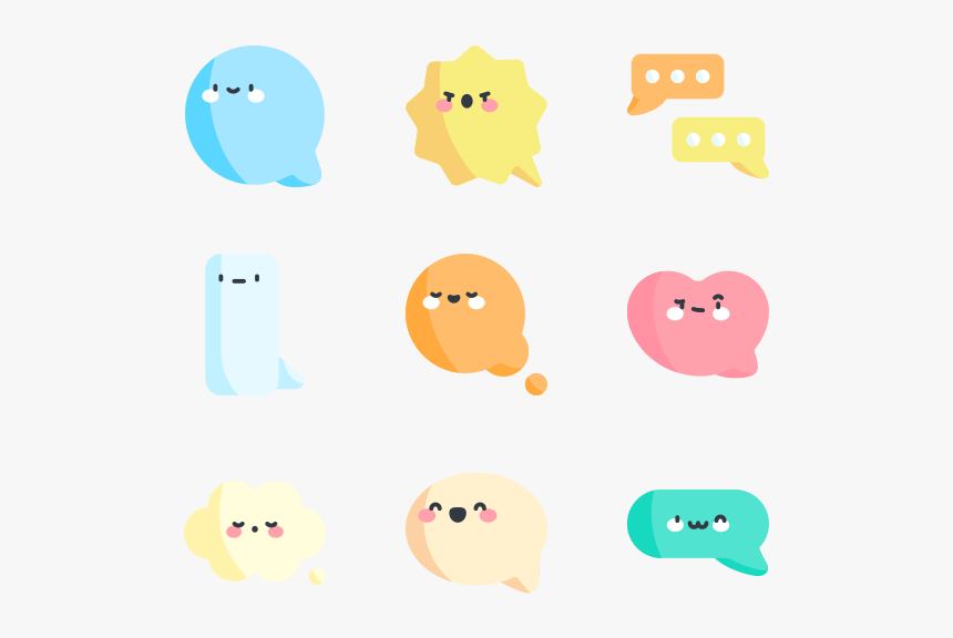 Speech Bubbles - Illustration, HD Png Download