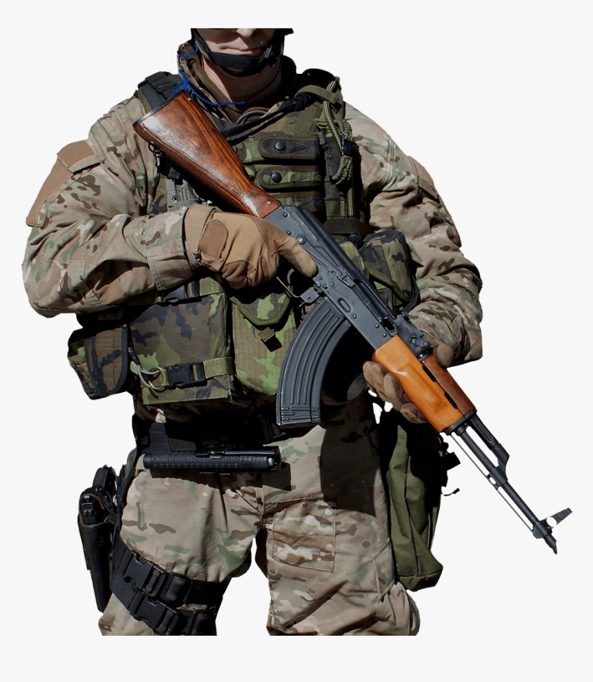 Special Forces Ak 47 - Army With Ak 47, HD Png Download