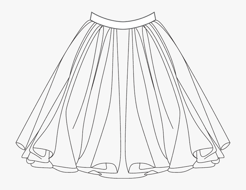 Girl In Skirt Drawing 2025