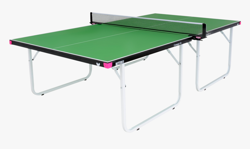 Netting Clip Table Tennis Net - Green Ping Pong Table, HD Png Download