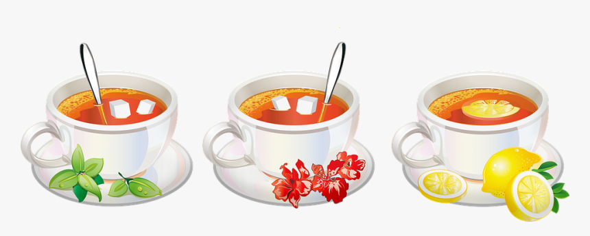 Tea, Lemon, Mint, Black Tea, Herbal Tea, Sugar, Drink - Tisane Png, Transparent Png