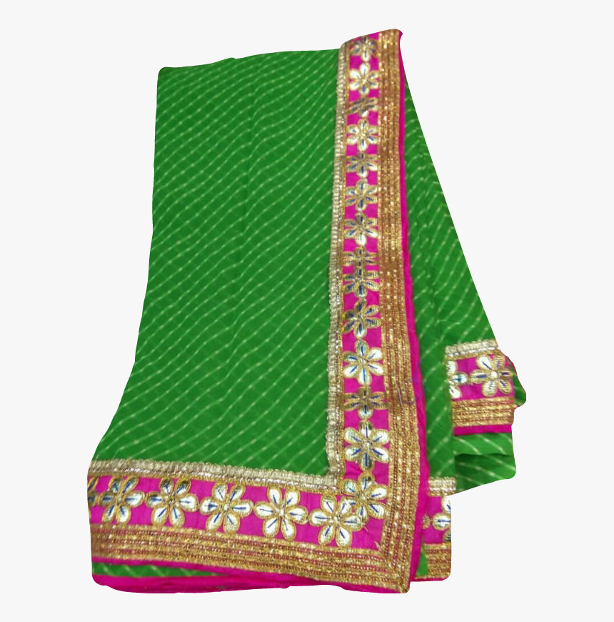 beautiful jaipuri rajasthani leheriya gota patti sarees gota patti rajasthani saree hd png download transparent png image pngitem gota patti rajasthani saree hd png