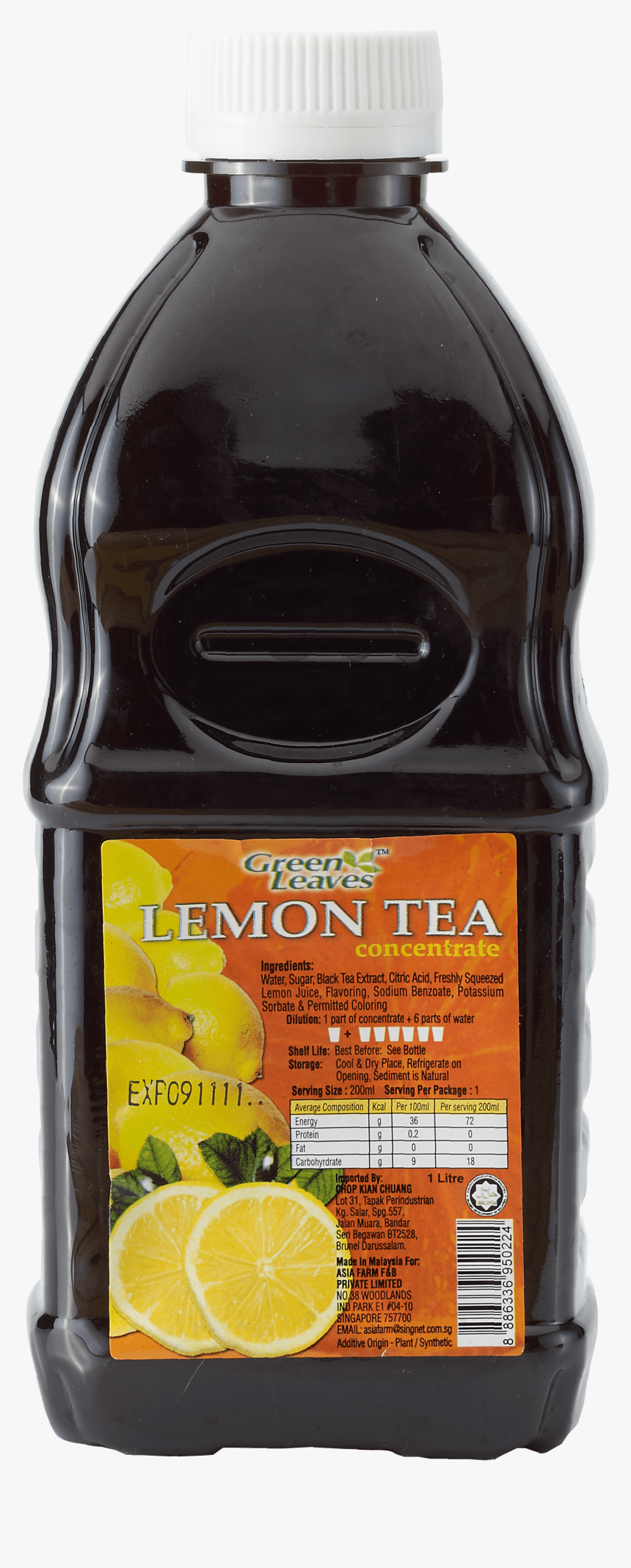 Lemon Tea Concentrate - Juicebox, HD Png Download