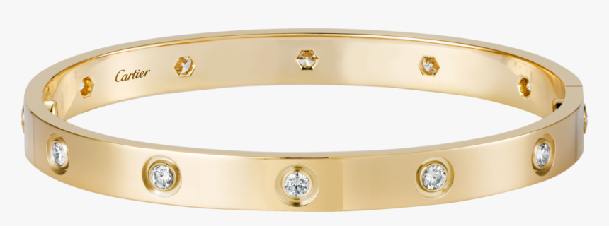 Cartier Bangle With Diamonds, HD Png Download