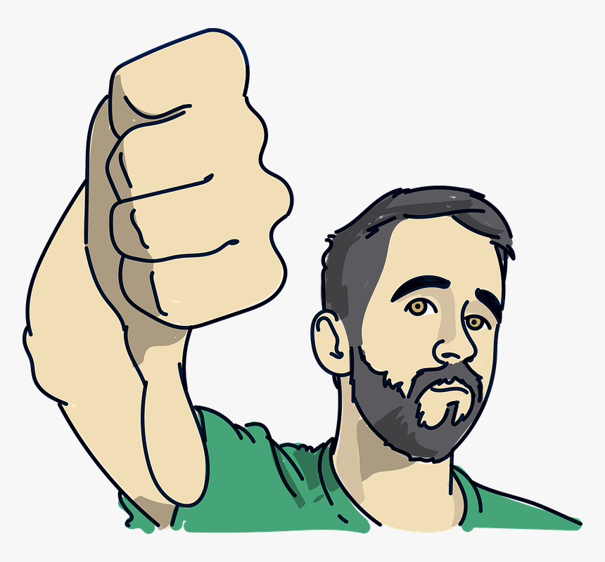 Not Good, Error, Fired, Problem, Incorrect, Disconnect - Man Good Vector Png, Transparent Png