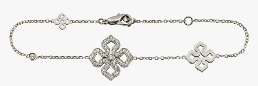 18kt White Gold Bracelet With Diamonds - Bracelet, HD Png Download
