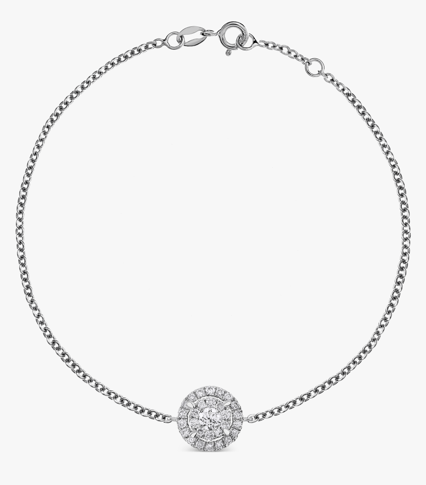 White Gold Bracelet, Pu16019-obd V - Bracelet, HD Png Download