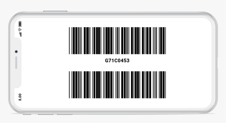 Human-readable Barcode Text - Barcode, HD Png Download