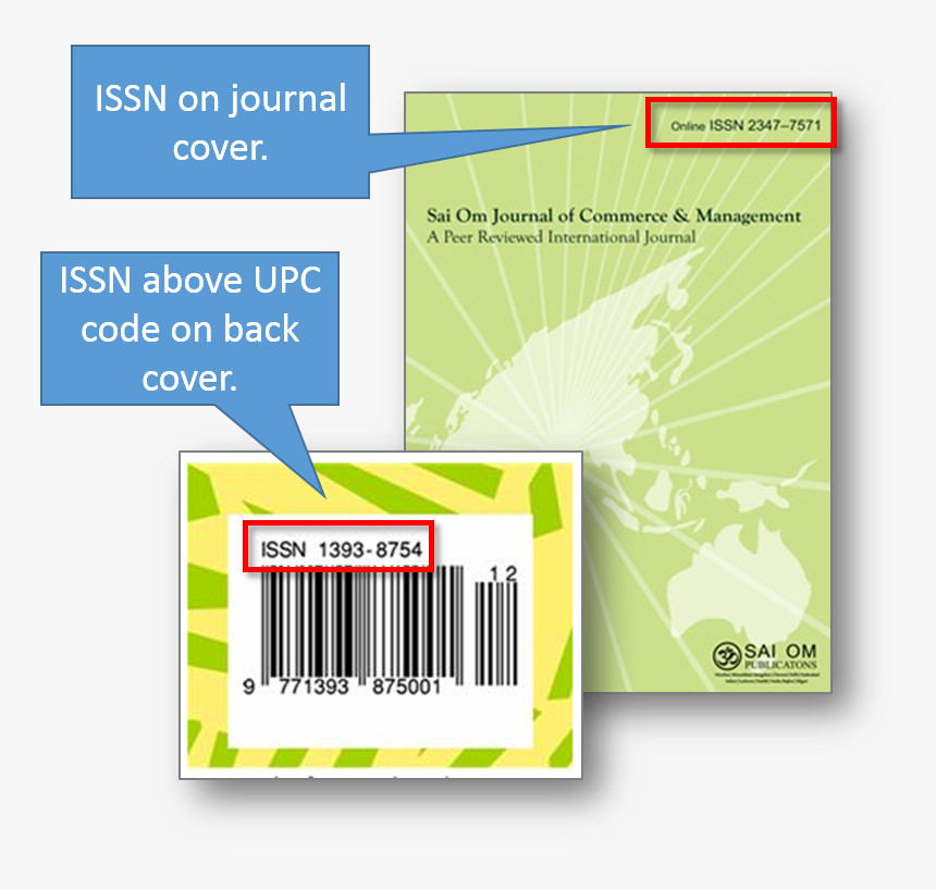Issn On Front And Back Journal Covers - Graphic Design, HD Png Download