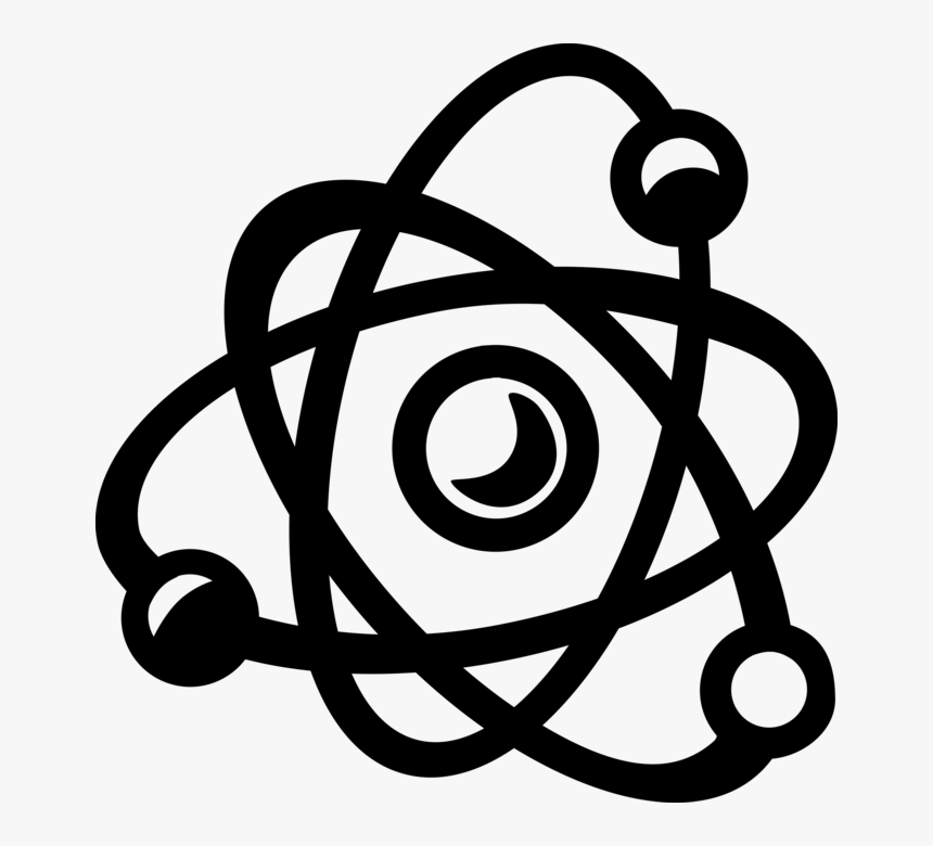 Vector Illustration Of Energy Atoms Circling Nucleus - Circle, HD Png Download