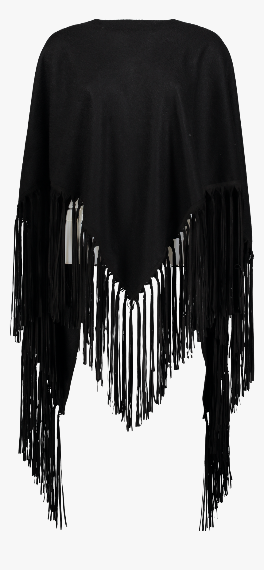 Alonpi Cashmere Suede Cape Front - Monochrome, HD Png Download