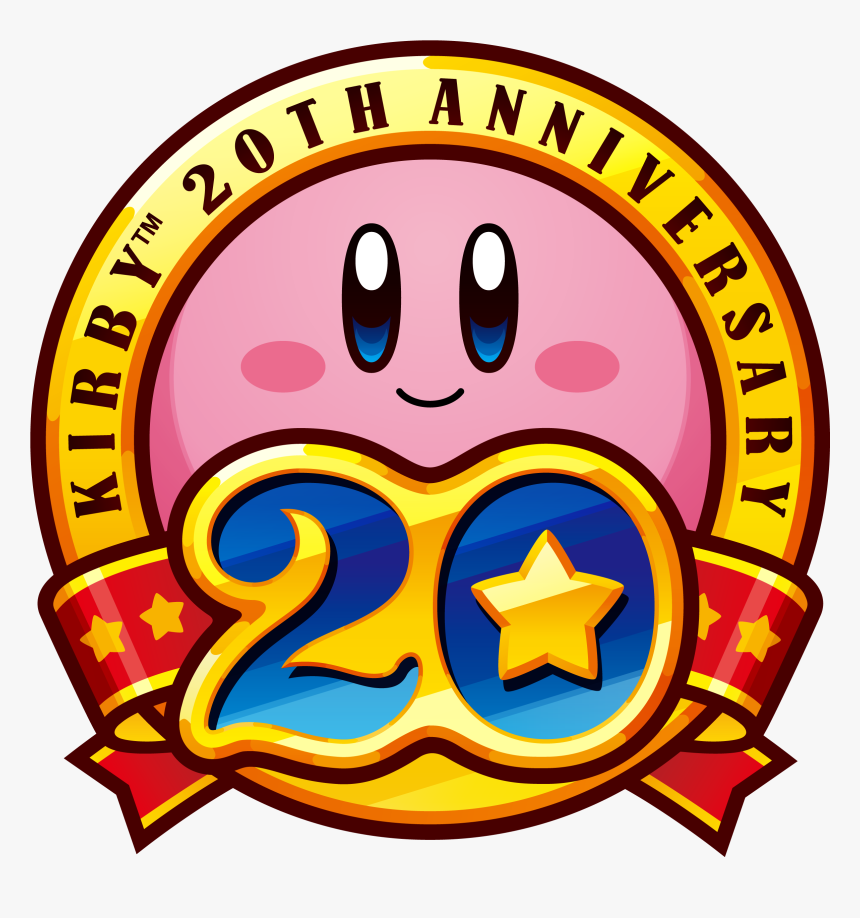 Transparent Kirby Air Ride Png - Kirby 20th Anniversary Logo, Png Download
