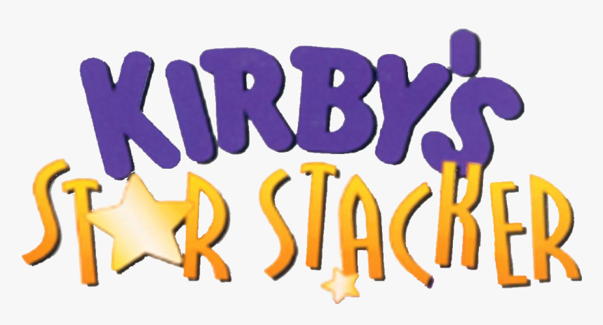 #logopedia10 - Kirby Star Stacker Logo, HD Png Download