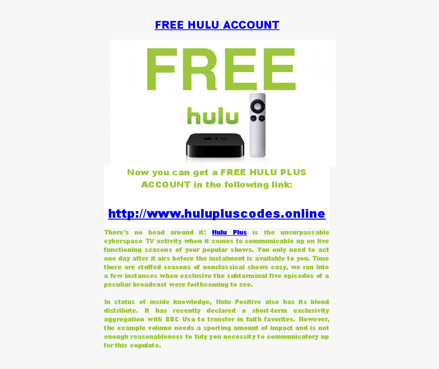 Hulu, HD Png Download