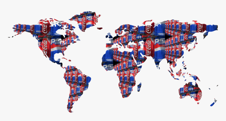 World Map Vector Minimalist, HD Png Download