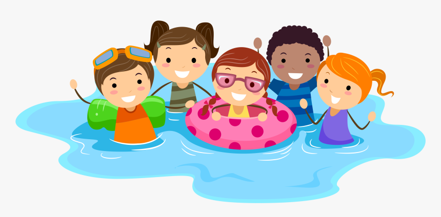 Natacion Niños Png - Kids Swimming Clipart, Transparent Png