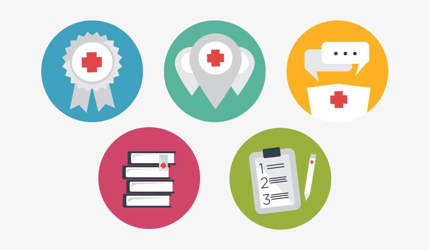 Nursing Icons Nurse Icon Book Ribbon Icons - Circle, HD Png Download
