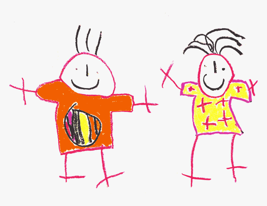 Juventud Niños Niñas Children Childrenhood Smile - Kids Drawing Png, Transparent Png