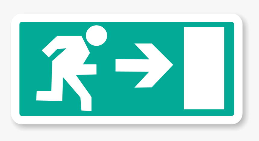 Line Clipart Emergency Exit Stock Photography Lenka - Escape Icon Png, Transparent Png