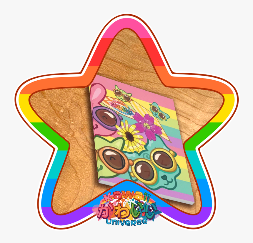 Kawaii Universe Cute Cool Cat N Friends Designer Notebook, HD Png Download