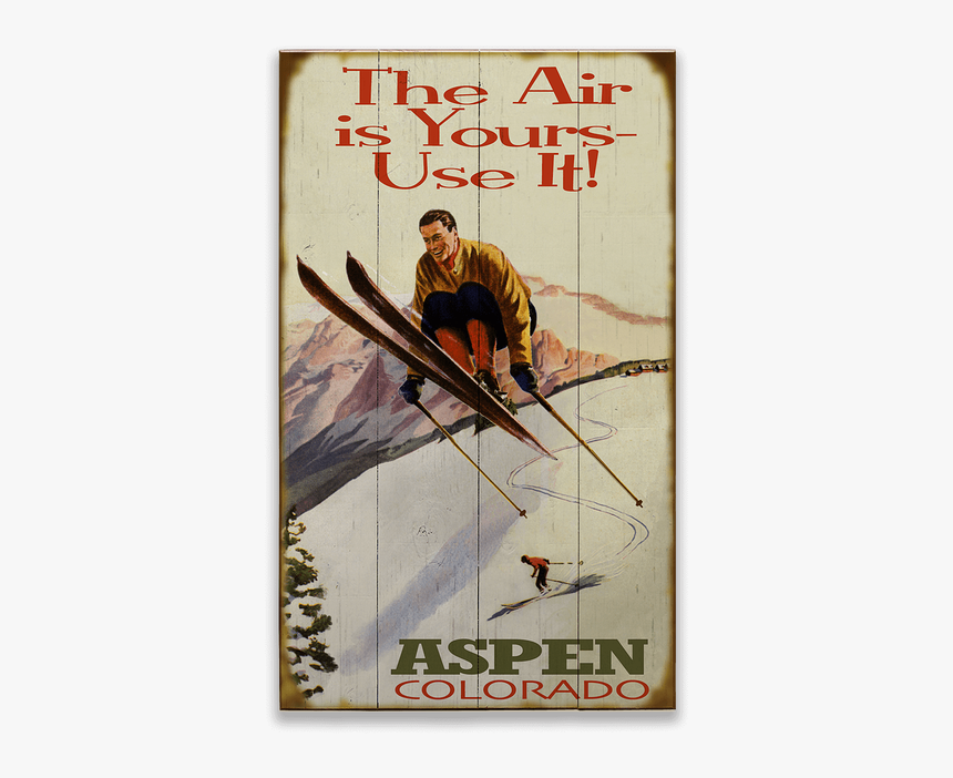 Vintage Ski Chalet Sign, HD Png Download