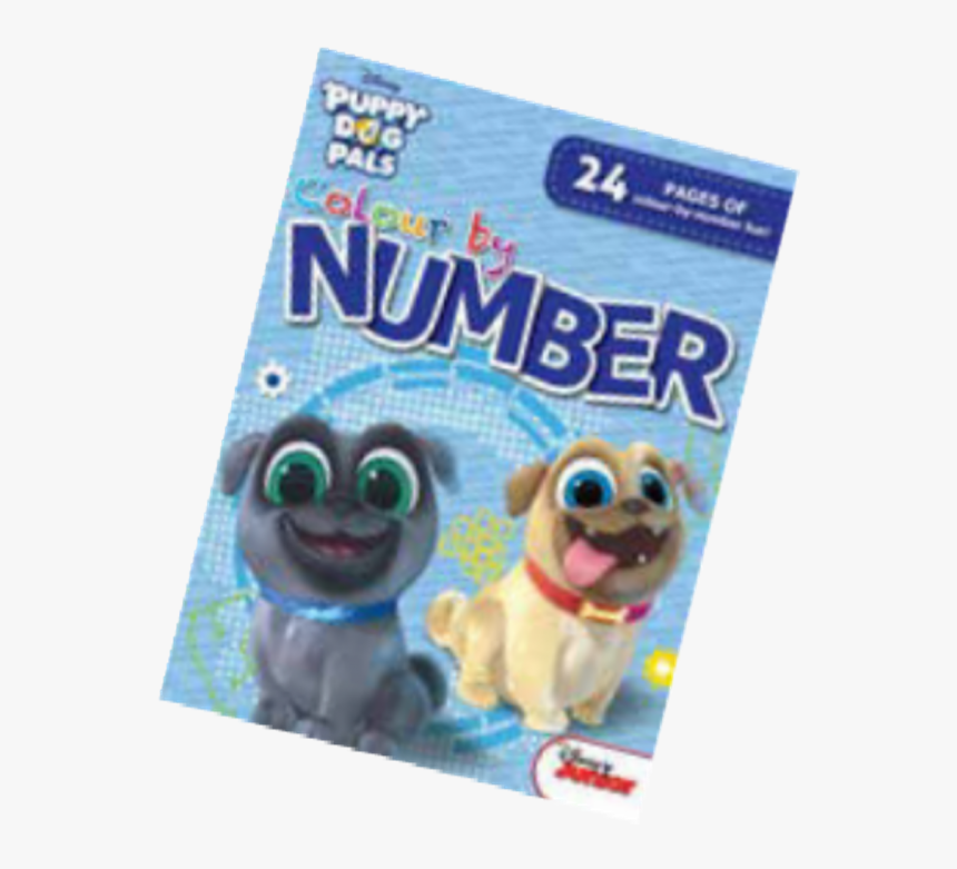 Disney Puppy Dog Pals Colour By Numbers - Companion Dog, HD Png Download