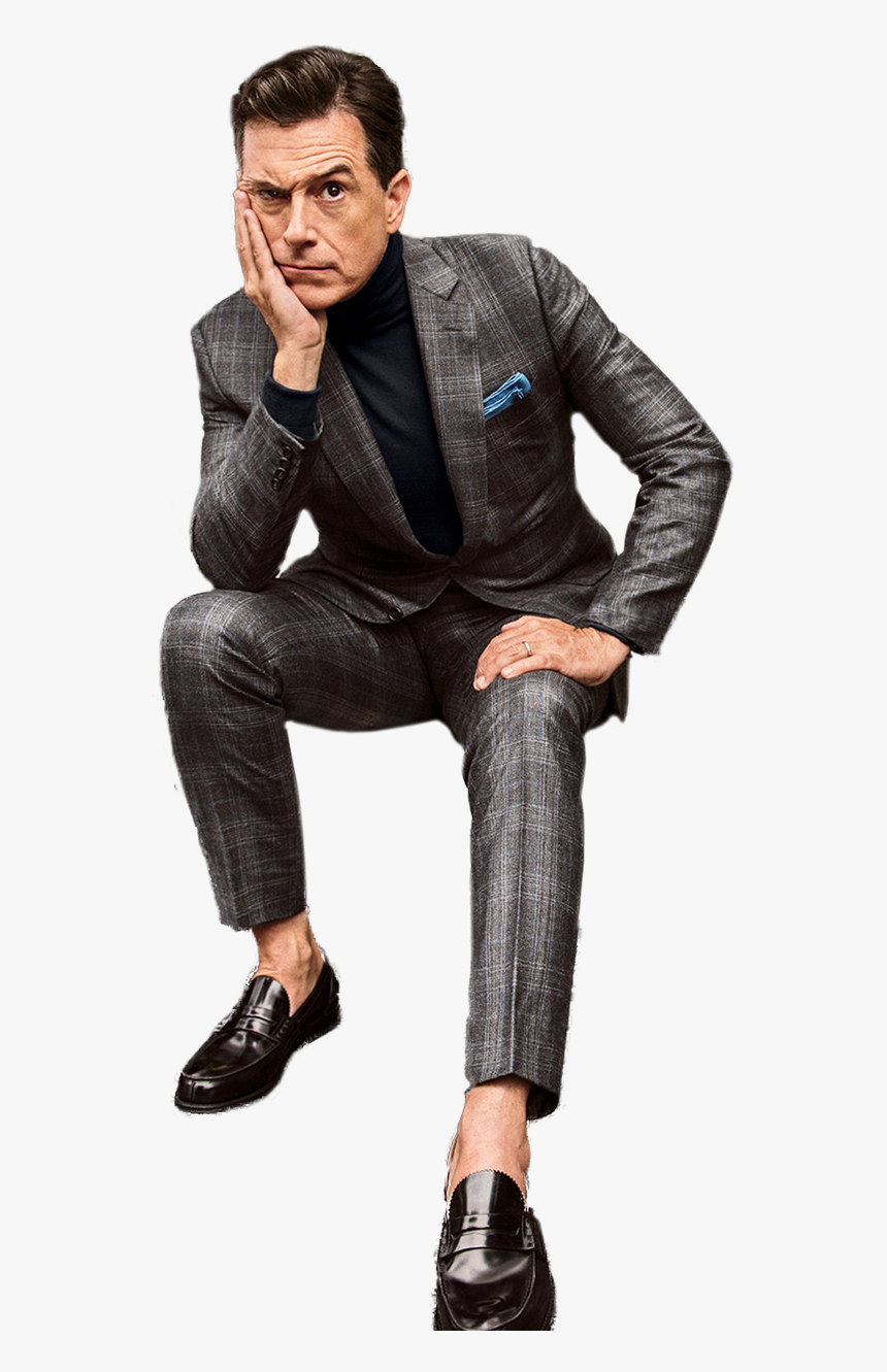 Personstephen Colbert Looking - Formal Wear, HD Png Download