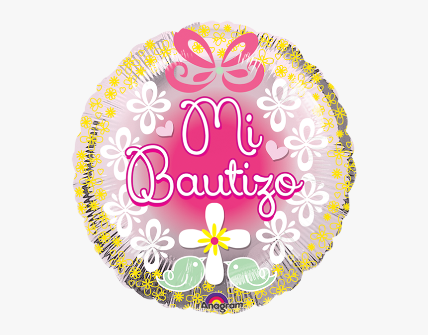 Globo Mi Bautizo Niña - Globos Metalizados Mi Bautismo, HD Png Download