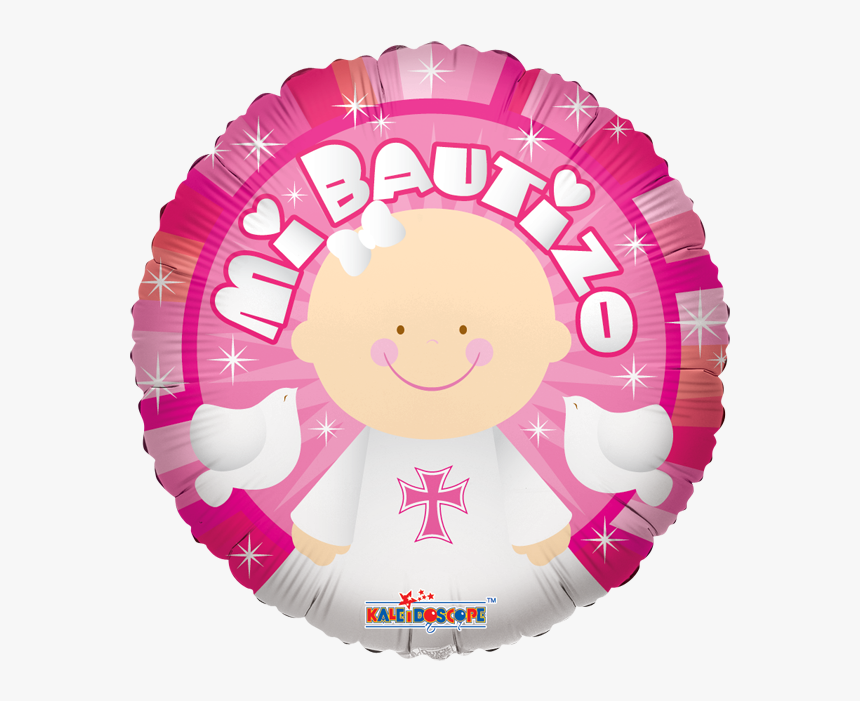 Globo Mi Bautizo Angel Rosa - Convergram, HD Png Download