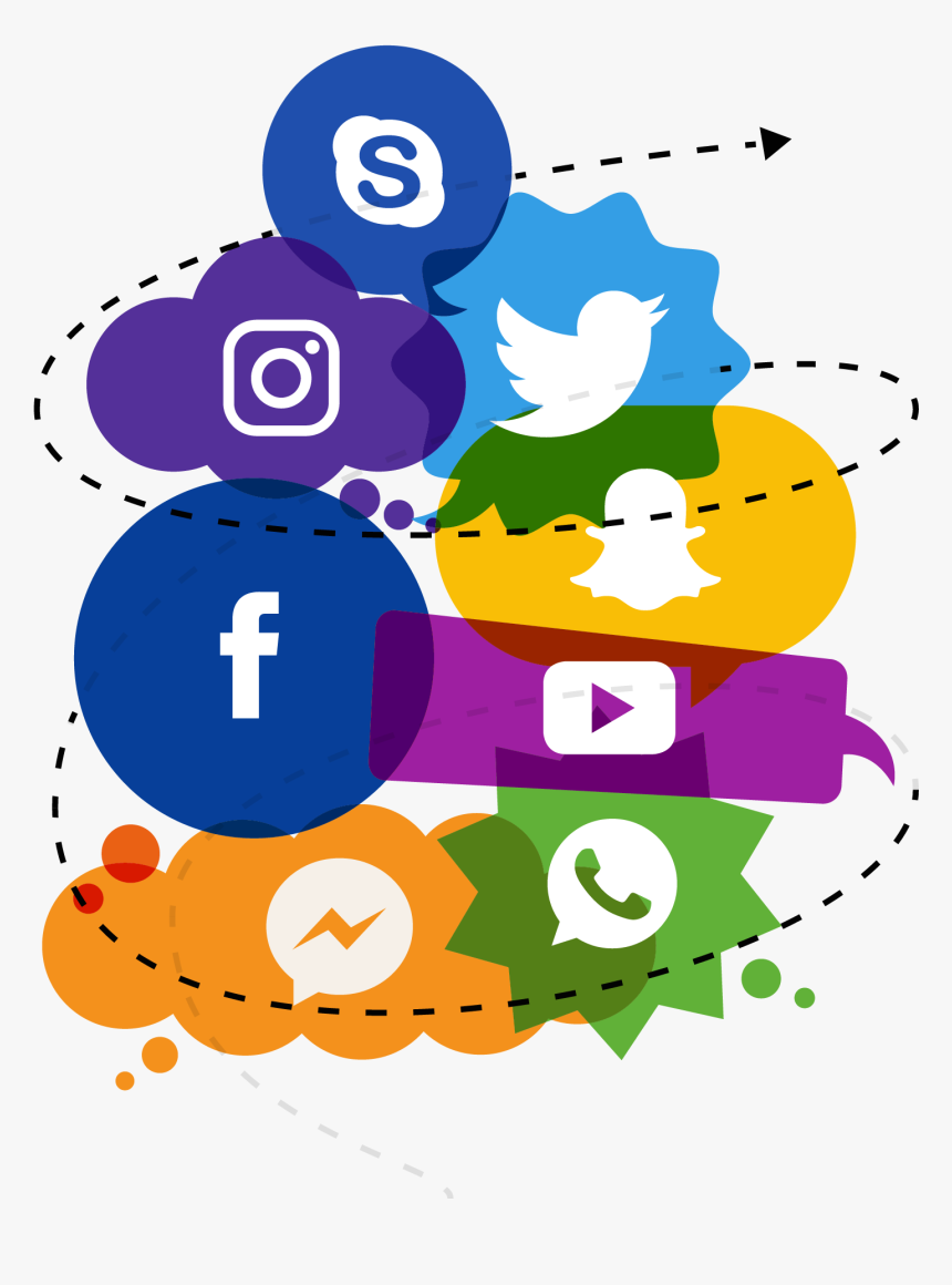 Our Social Media Strategy - Marketing Digital Social Media, HD Png Download