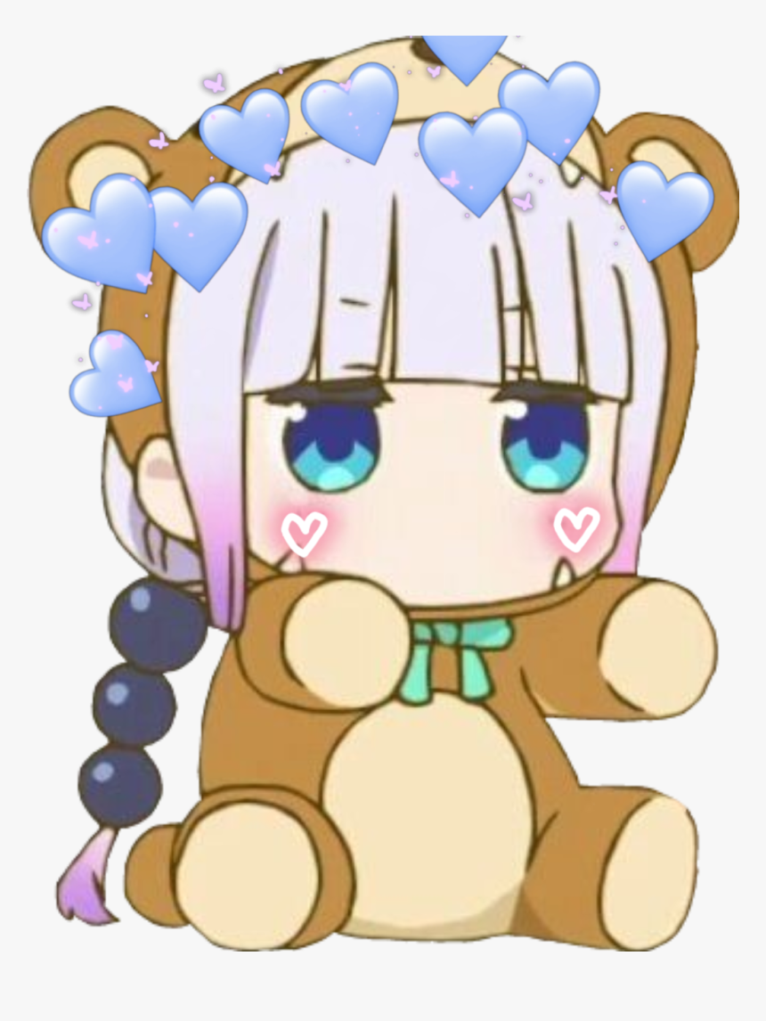 #kanna #kamui #kannakamui #teddybear #teddy #bear #cute - Dragon Maid Kanna Bear, HD Png Download