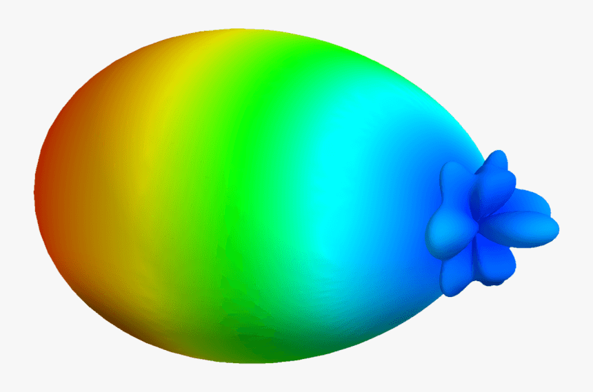 Directional Antenna Radiation Pattern 3d, HD Png Download