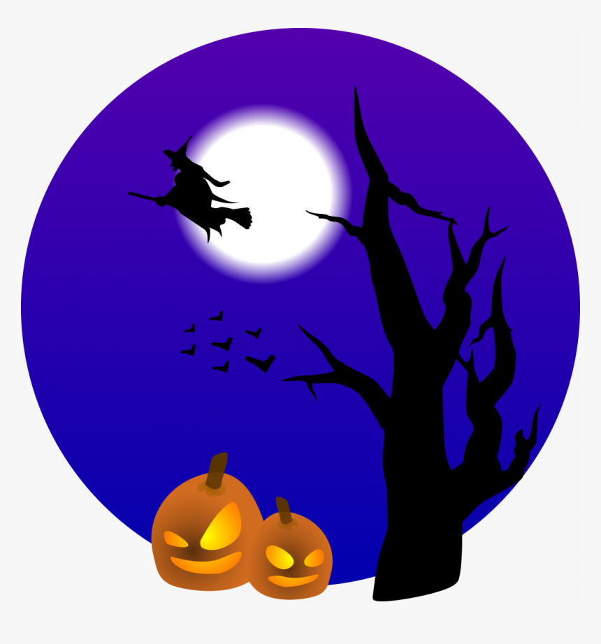 Solid Purple Halloween Clipart Banner Hd And Pumpkins - Halloween Clipart, HD Png Download