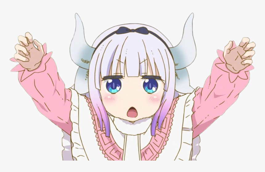 #freetoedit #kanna #kobayashi #cute #nomaiddragon - Kanna Dragon Maid Png, Transparent Png