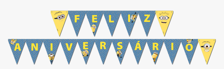 Feliz Aniversario Download De Papel De Parede - Faixa Feliz Aniversário Minions, HD Png Download