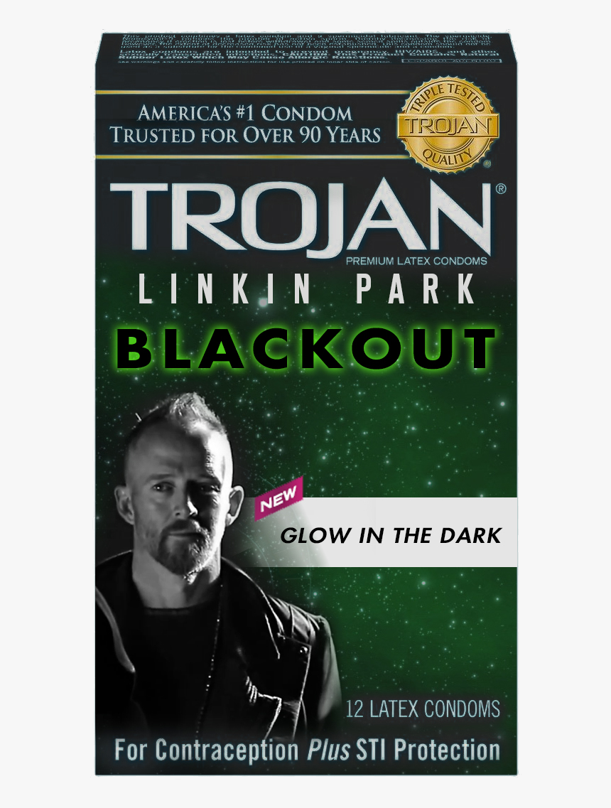 [​img] - Trojan Glow In The Dark Condoms, HD Png Download